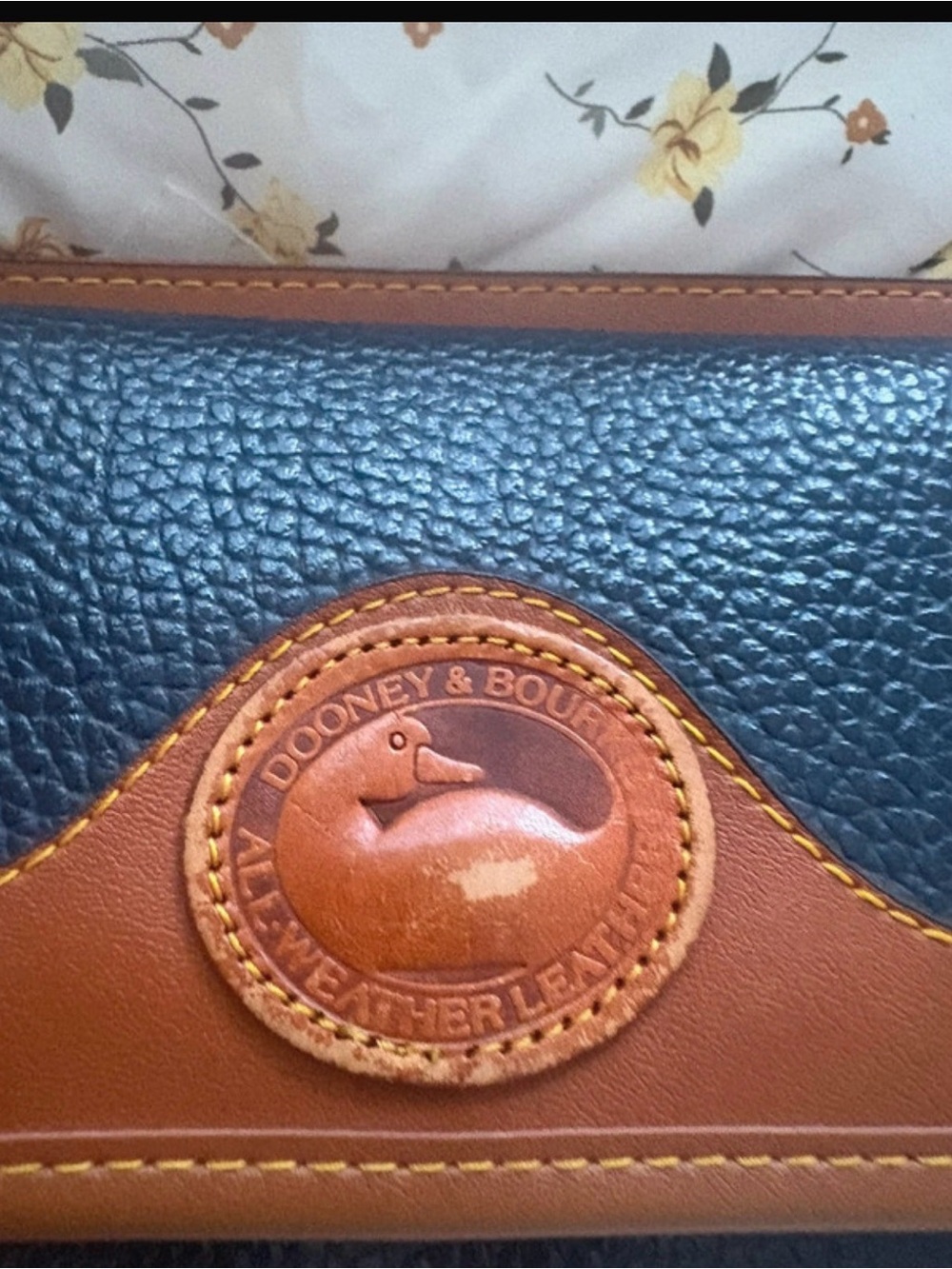 Dooney Bourke cross body wallet with chain